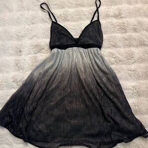 Show Me Your MuMu Black and Gray Dress